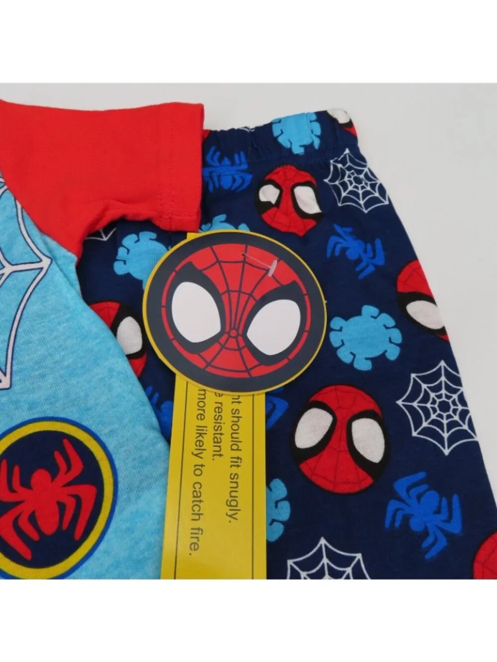 NEW Disney Junior Go Spidey 3T Toddler Boys Blue Red PJs Pajamas Set Shirt Pants